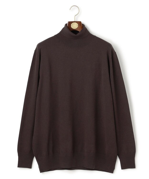 J.PRESS MEN 【KING SIZE】【ストレッチ / イージーケア】【FLEX YARN】タートルネック ニット ブラウン系