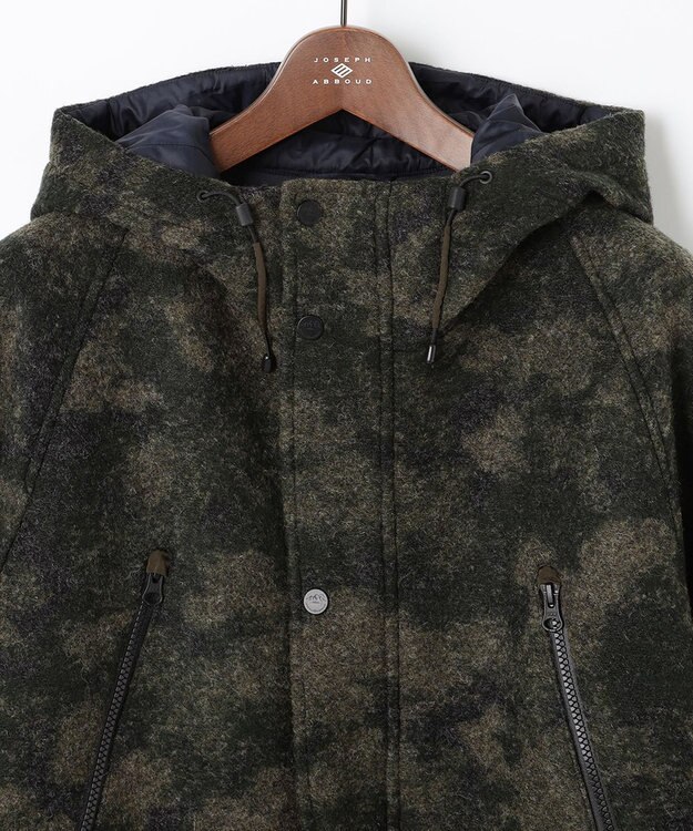 JOSEPH ABBOUD MOUNTAIN 【UNISEX】スライバーカモジャガード コート カーキ系7