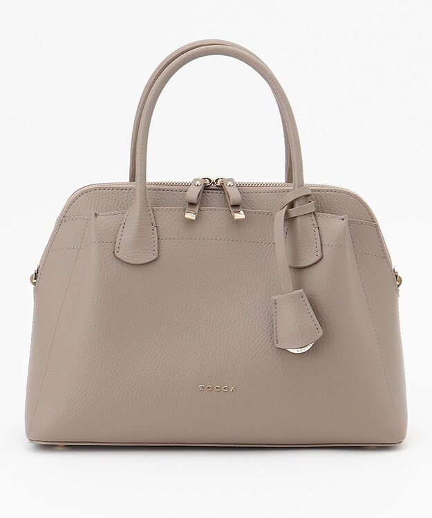 TOCCA NOBLESSE LEATHERTOTE レザートートバッグ ブラウン系