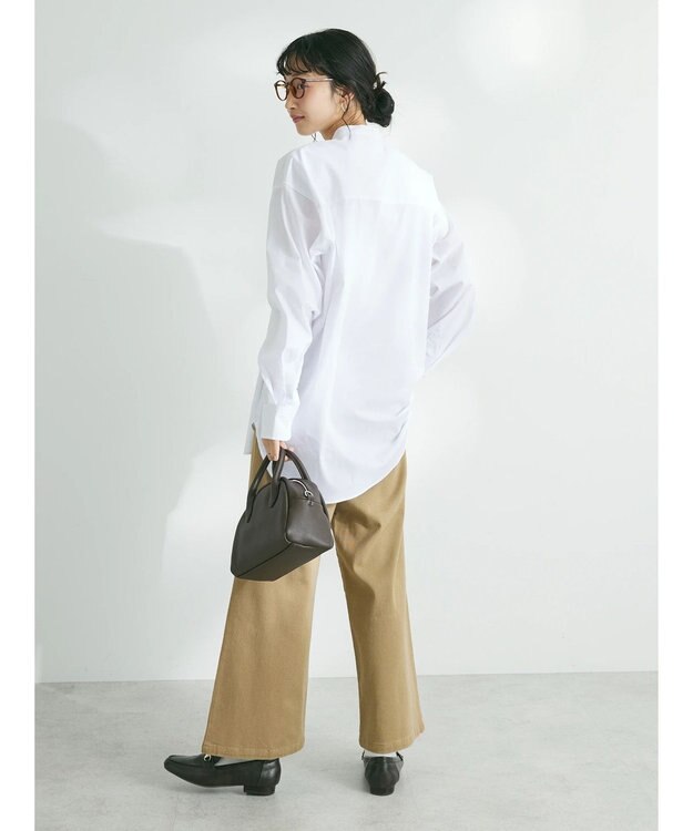 CRAFT STANDARD BOUTIQUE バンドカラーシャツ Off White