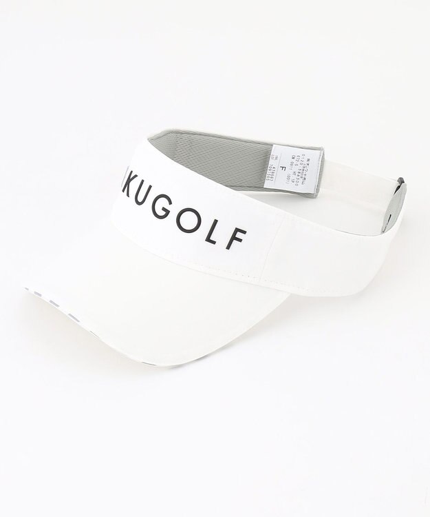 23区GOLF 【UNISEX】ベーシックバイザー ホワイト系