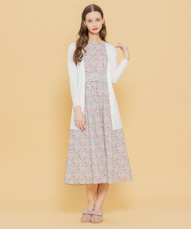 TOCCA 【LIBERTY社オリジナル素材】【洗える！】FLORAL STORY ドレス ピンク系5