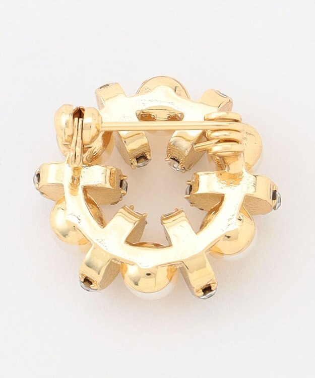 ANY SIS クレセントセット ブローチ ゴールド