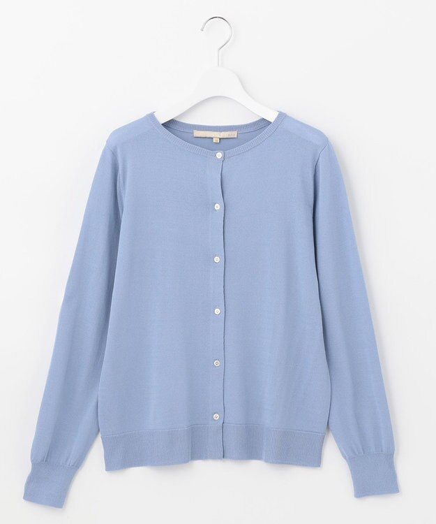 自由区 【WEB限定】ニットカーディガン×ブラウス セット アイボリー系9