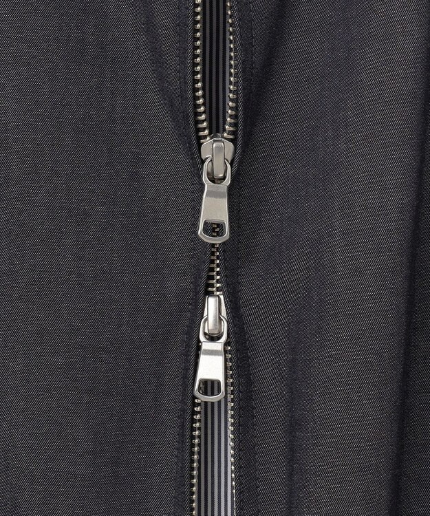 J.PRESS MEN ボンディングデニム ゴルフジャケット ネイビー系