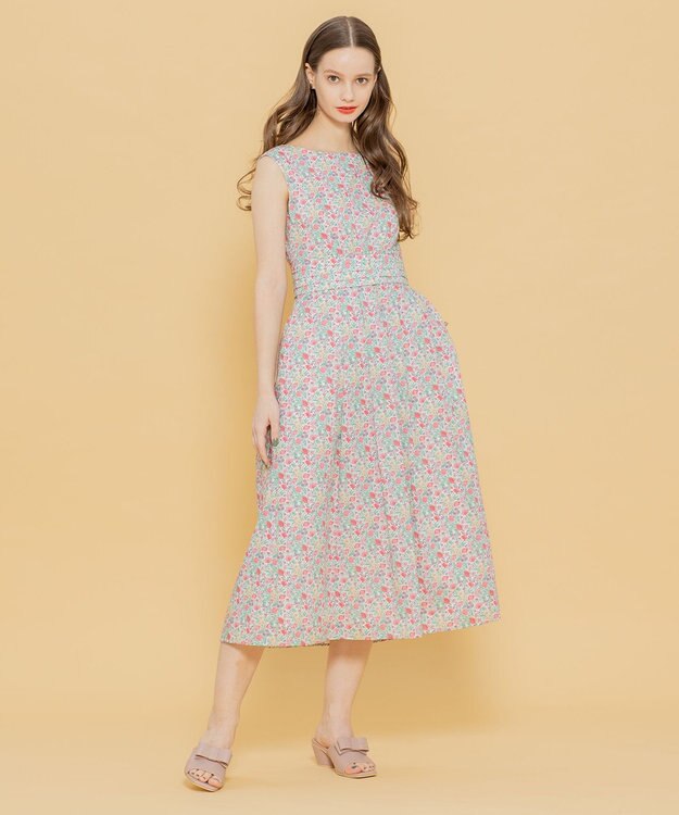 TOCCA 【LIBERTY社オリジナル素材】【洗える！】FLORAL STORY ドレス ピンク系5