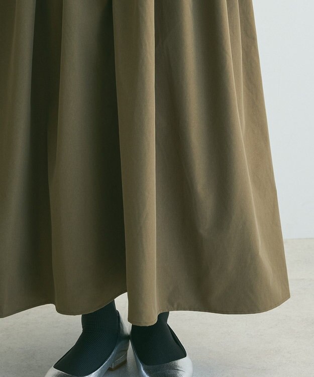 Green Parks ａ．ニットドッキングワンピース Khaki