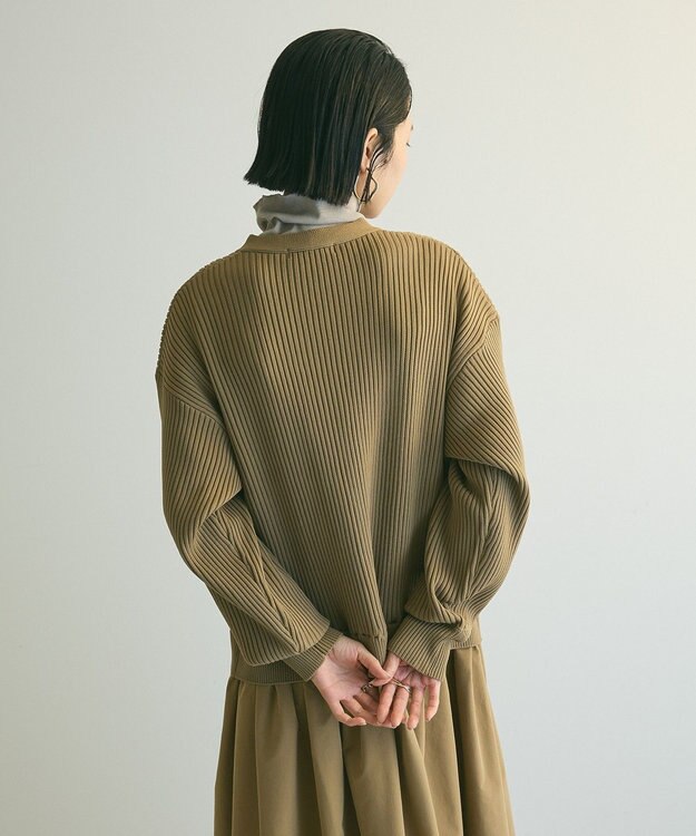 Green Parks ａ．ニットドッキングワンピース Beige
