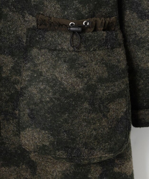 JOSEPH ABBOUD MOUNTAIN 【UNISEX】スライバーカモジャガード コート カーキ系7