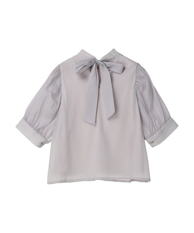 Green Parks ・ＥＬＥＮＣＡＲＥ　ＤＵＥ　バックリボンブラウス Off White