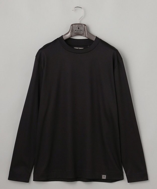 GOTAIRIKU 【綿100％】カバーネック ドレスTシャツ_ロング ブラック系