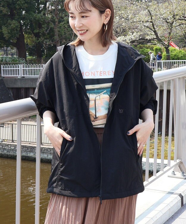 AMERICAN HOLIC 撥水加工フィールドブルゾン Black