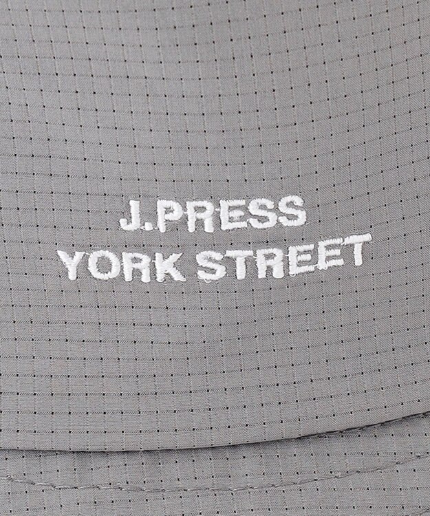 J.PRESS YORK STREET 【UNISEX】ロゴ刺繍バケットハット グレー系