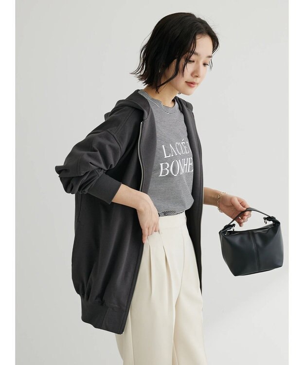 Green Parks 半袖ボーダーロゴＴＥＥ Black