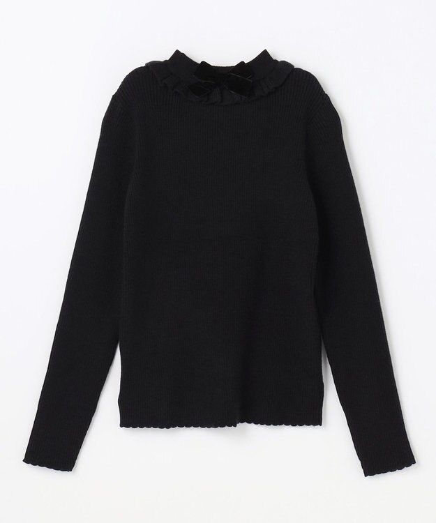 ANY KIDS しあわせタッチニット ブラック