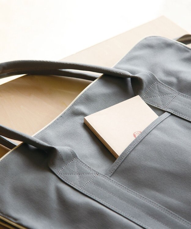 YUSHI ARLE - BOSTONBAG 帆布ボストンバッグ グレー