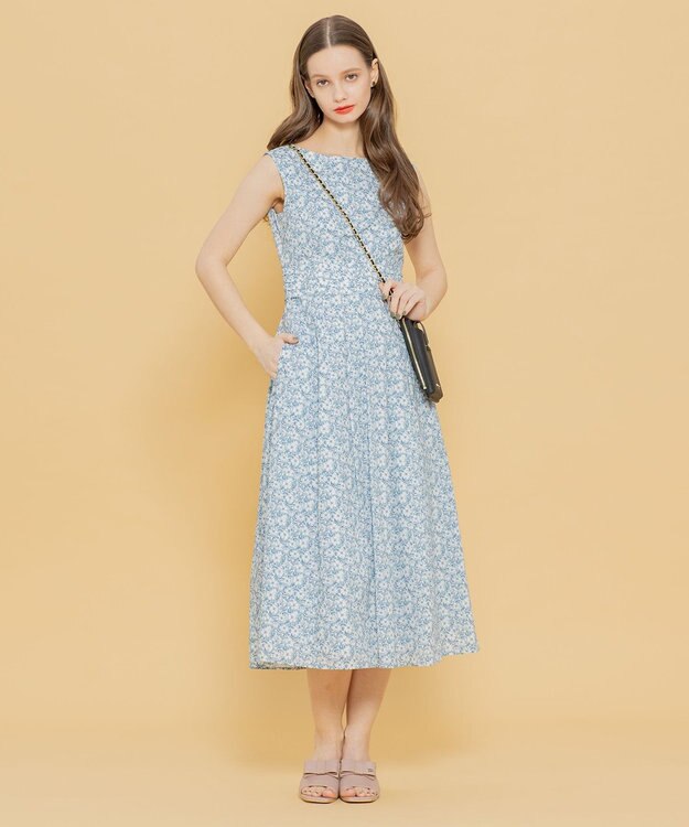 TOCCA 【LIBERTY社オリジナル素材】【洗える！】FLORAL STORY ドレス ブルー系5