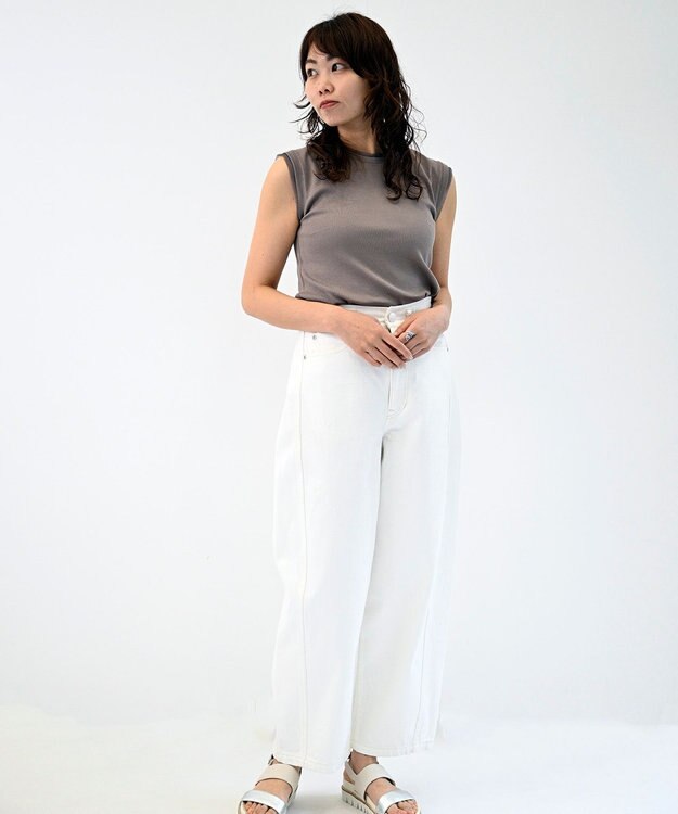 FORFORMO Simple Crewneck Tops  シンプルクルーネックトップス モカ