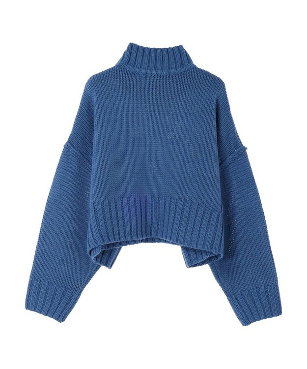 Green Parks ・ＳＵＧＡＲ　ＳＰＯＯＮ　ハイネックショートニット Blue