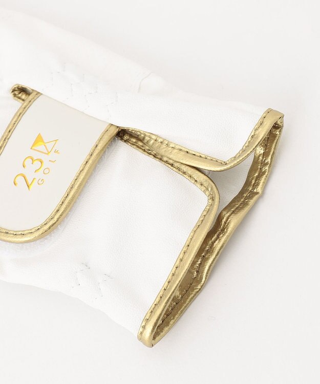 23区GOLF 【WOMEN】両手用 グローブ ホワイト系