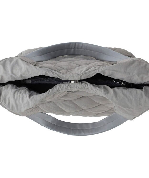 ROOTOTE 1331【仕切り+自立+撥水】LT.ラウンド.パルーティ.キルト-C 03：グレー