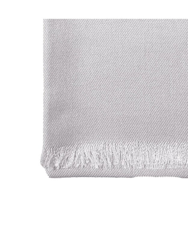 MOONBAT FURLA シルクカシミヤ無地ストール/幅55cm/UV/洗える シルバー