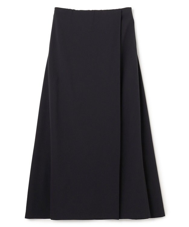 BEIGE， YANN / ラップタック フレアスカート Black