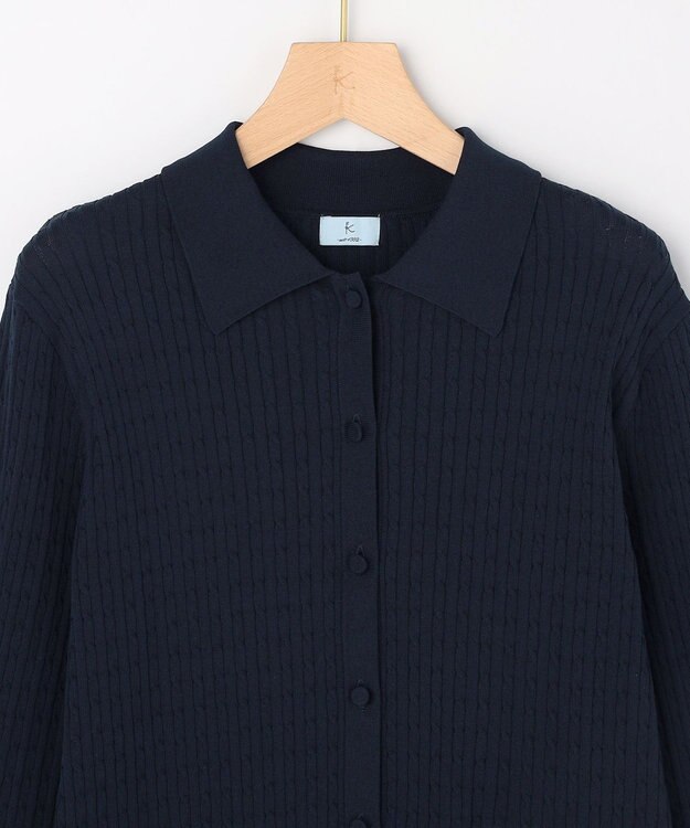 組曲 【先行予約・Flower Collection】COUCOUニット カーディガン ネイビー系