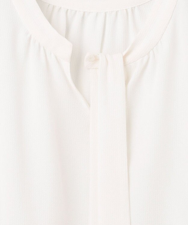 ANY SIS S 【低身長企画】2WAYボウタイ ブラウス アイボリー