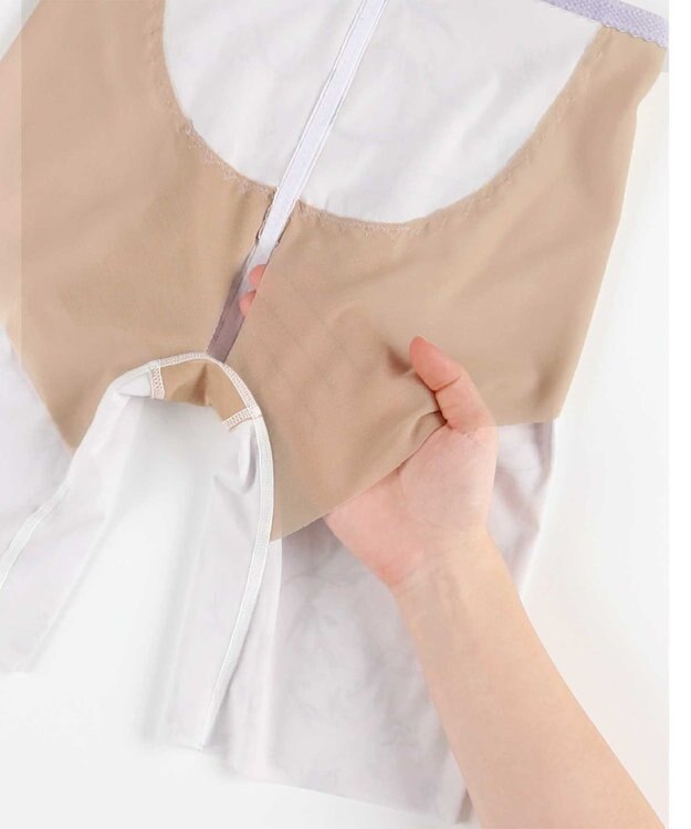 AMPHI ガードル ヒップアップ ヒップまるみをキープ 【Hold Day Girdle ホールドデイガードル】 ロング丈 GYJ169 アンフィ／ワコール パープル