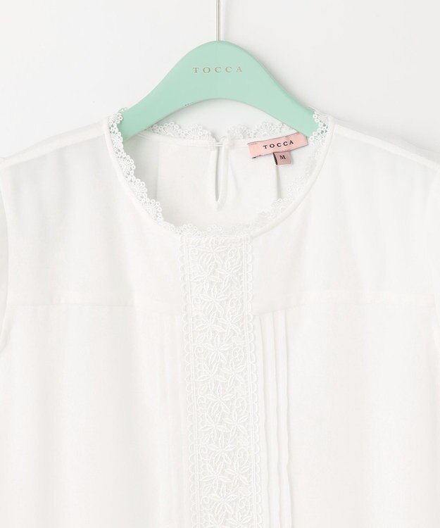 TOCCA 【洗える！】SOLEIL シフォントップス アイボリー系