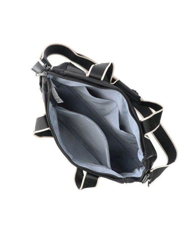 ROOTOTE 1478【撥水・A4サイズ収納】LT.アーキャトル.7ポケッツ-テープ-A 01：ブラック