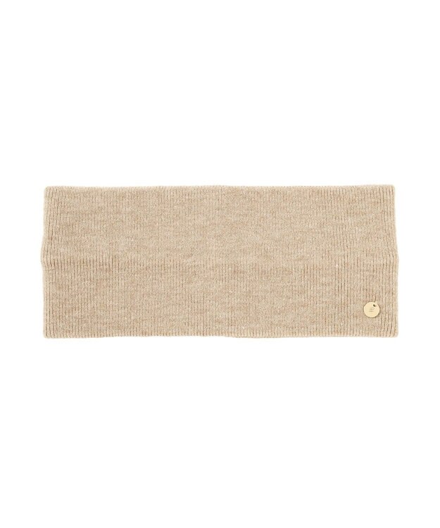 earth music&ecology リブニットターバン Beige