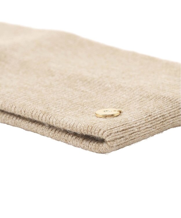 earth music&ecology リブニットターバン Beige