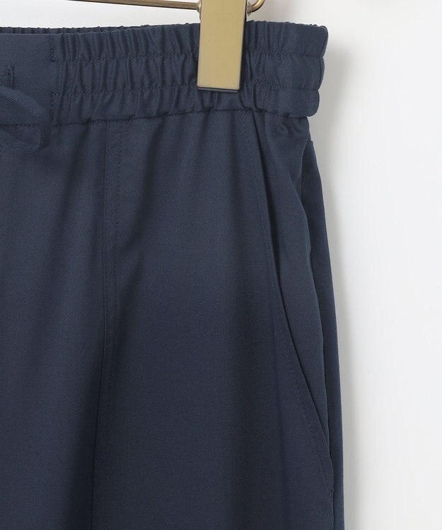 組曲 L ポリエステルレーヨンツイル パンツ ネイビー系