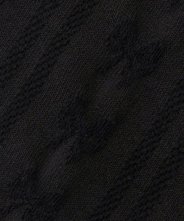 ANY KIDS リボン柄 ジャガードタイツ ブラック