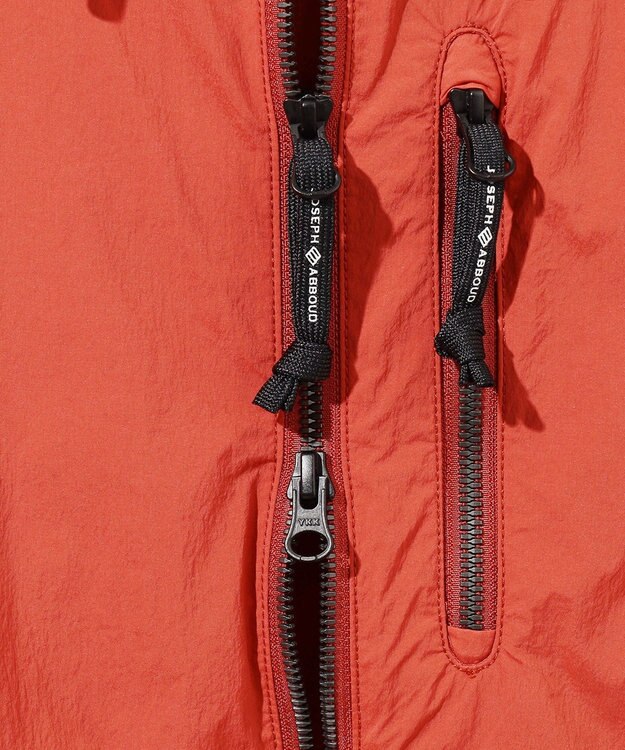 JOSEPH ABBOUD MOUNTAIN 【軽量/ストレッチ/ECO撥水】ライトワシャーストレッチ マウンテンパーカー オレンジ系