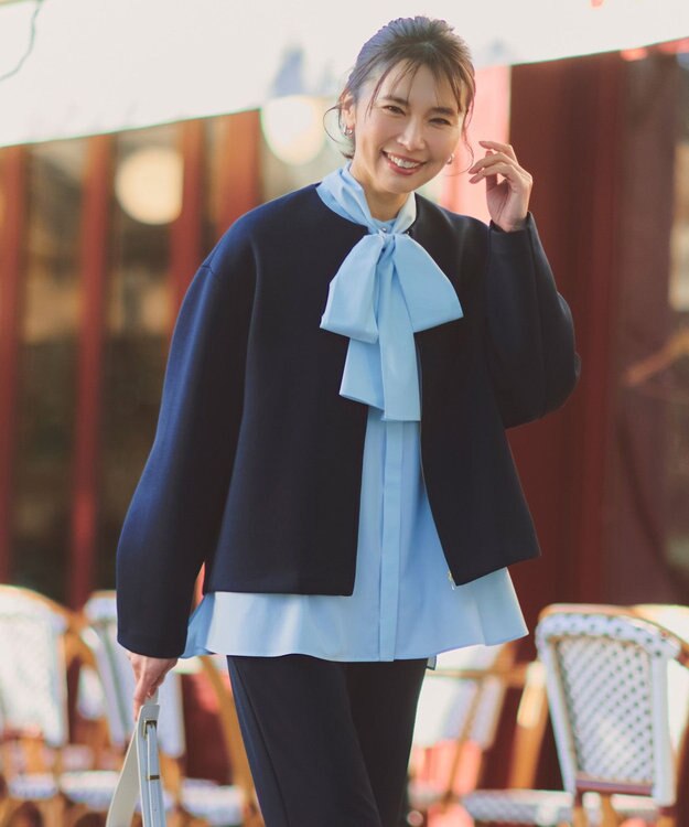 UNFILO ダブルフェイスジャージー ZIPアウター