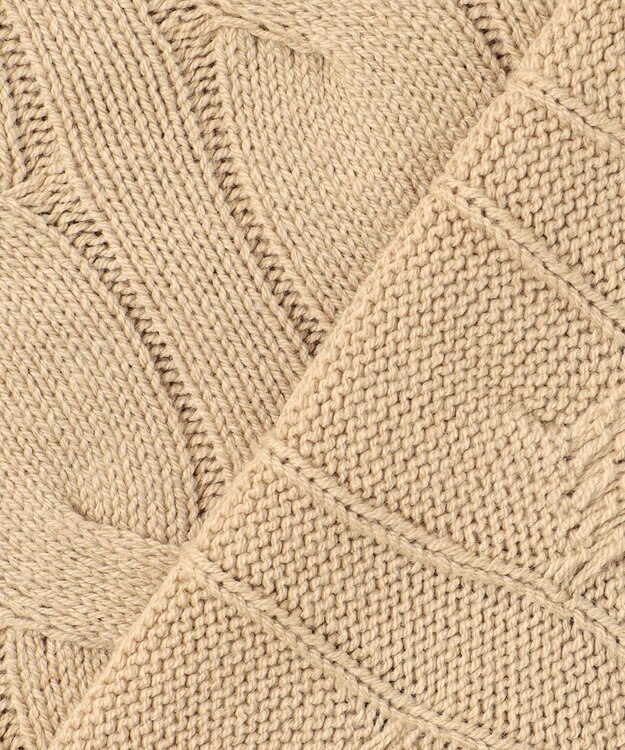 J.PRESS YORK STREET 【UNISEX】チルデンVネック ニット ベージュ系