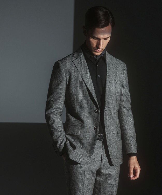 GOTAIRIKU 3ピースセットアップ対応【あたたかい】RENEWOOL ウールジャケット ブラック系4