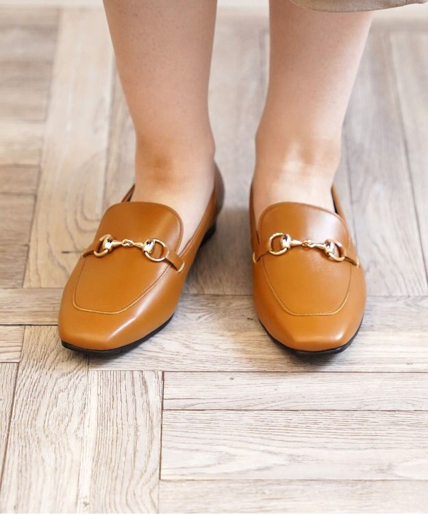 Pointer 日本製 国産牛革ビット付きローファー ライトブラウン