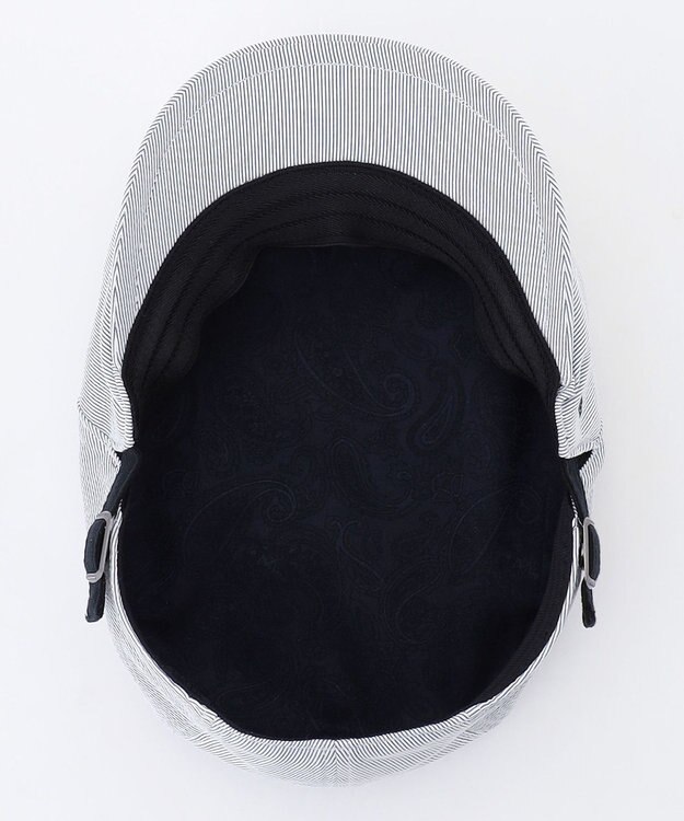 JOSEPH ABBOUD 【サイズ調整可】コードレーンサッカー ハンチング ブルー系1