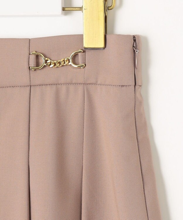 ANY SIS 【接触冷感機能付き】チェーンビットポイント スカート モカ