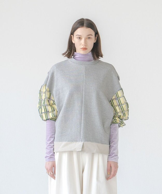 COQ 【日本製】COMPOSITE プルオーバー ライトグレー