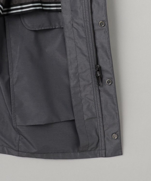 GOTAIRIKU ダウンライナー装着可【仕事で着用可】メランジシャンブレー スプリングブルゾン(26年モデル) ライトグレー系