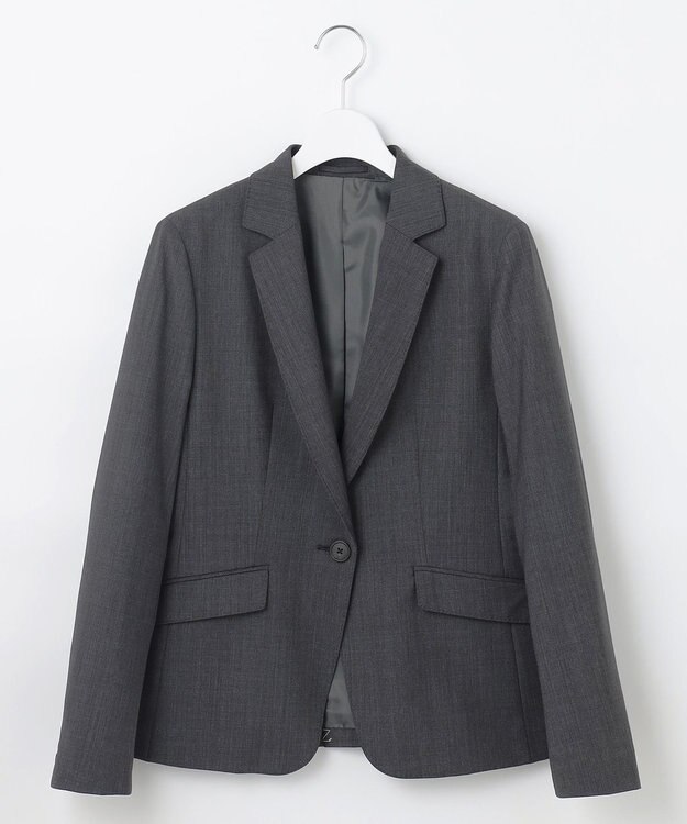 J.PRESS LADIES 【セットアップ対応】BAHARIYE PINHEAD テーラード ジャケット グレー系