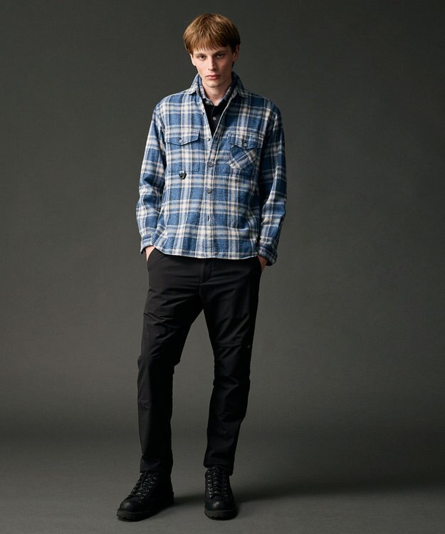 JOSEPH ABBOUD MOUNTAIN 【暖か裏地付/2WAYストレッチ/5ポケット/ソフト】2WAYウォームストレッチ パンツ ブラック系