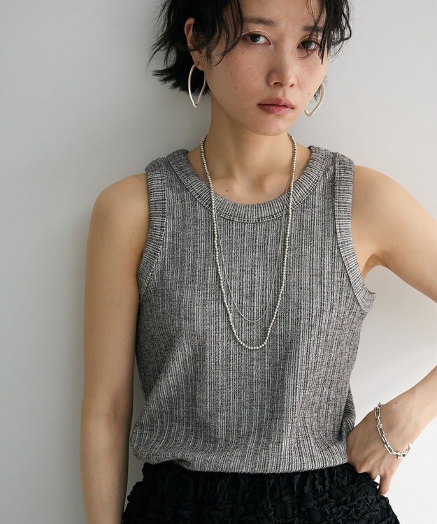 Green Parks メランジタンクトップ Black