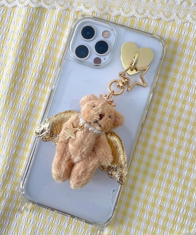 WEGO プリンセスエンジェルベアキーホルダー ブラウン