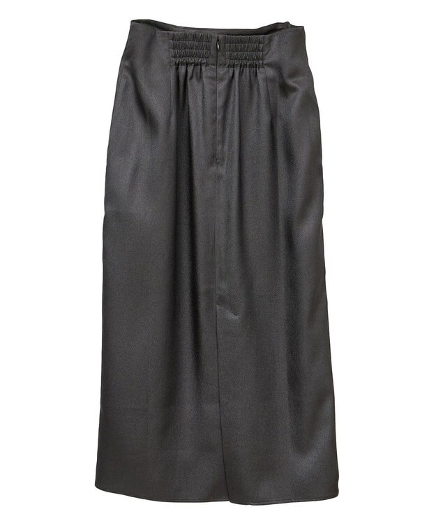 YECCA VECCA シャイニーロングスカート Mocha